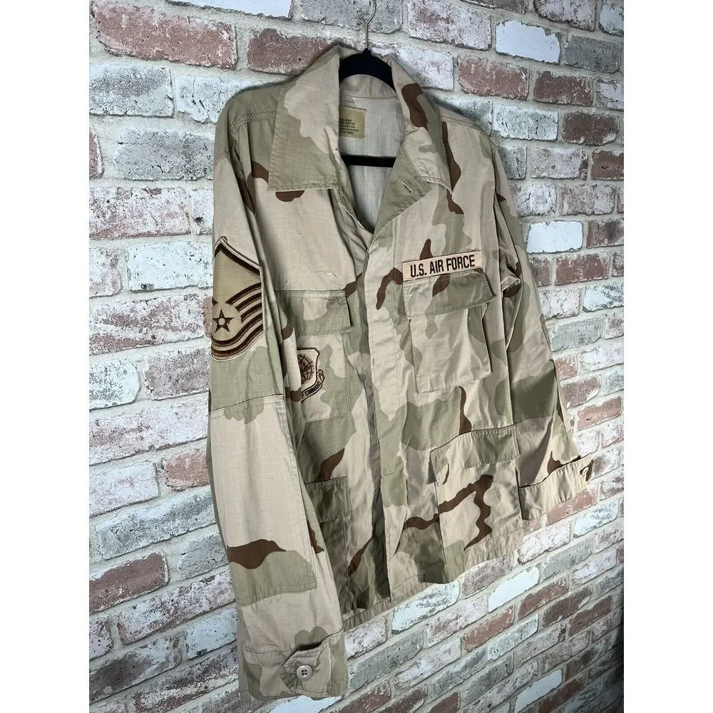 U.S. Air Force‎ 3-Color Desert Camouflage Pattern Combat Coat Size Large